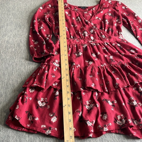 Floral Red Dress - Picture 7 of 9